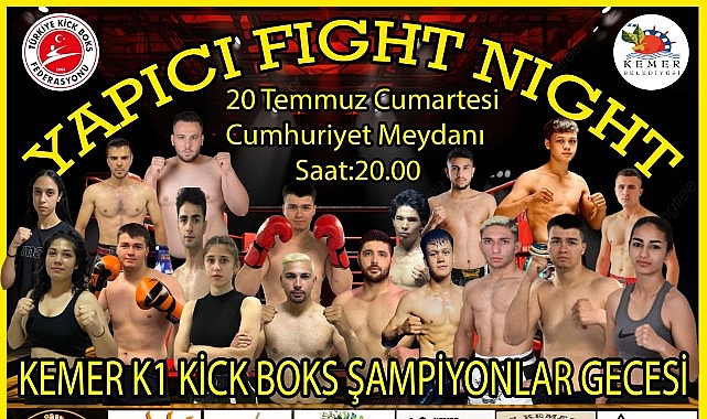 Kemer'de Kick Boks heyecanı